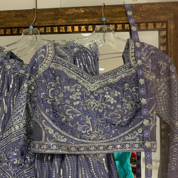 Designer lenghas for sale more on Instagram page shandesigns2020 - Picture 6 of 11